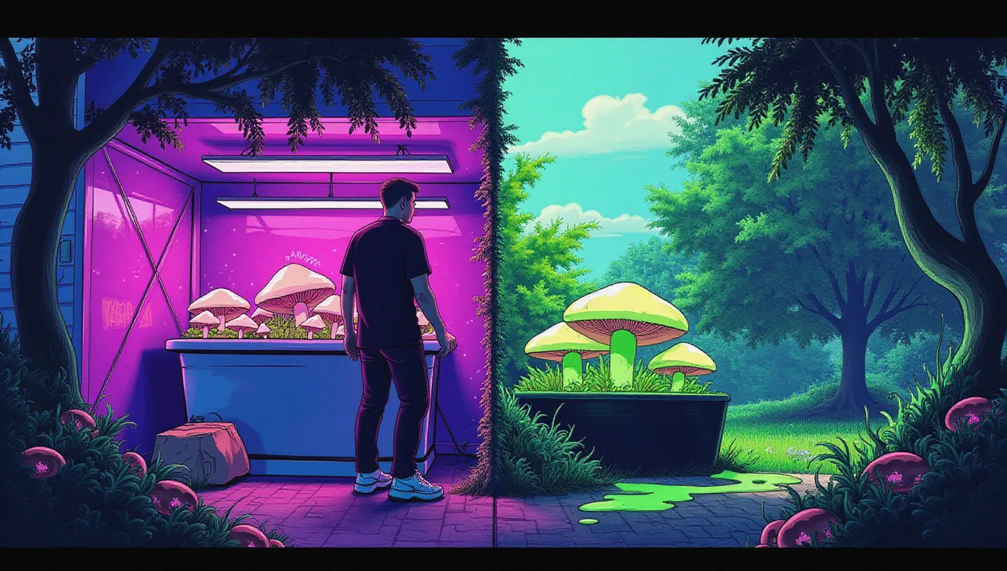 Growing Mushrooms Year-Round: Indoors or Outdoors?