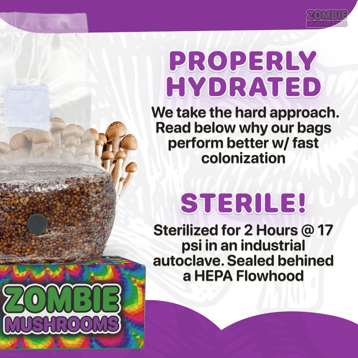 PROPERLY HYDRATED - WHY OUR BAGS PERFORM BETTER WITH FAST COLONIZATION!