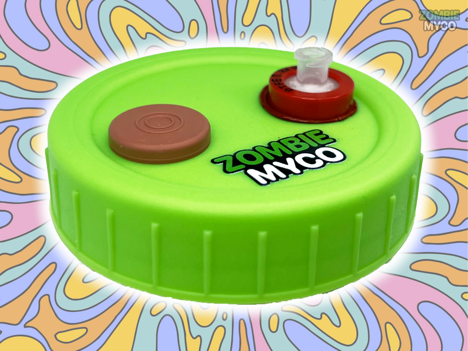 an image of mushroom liquid culture jar lid