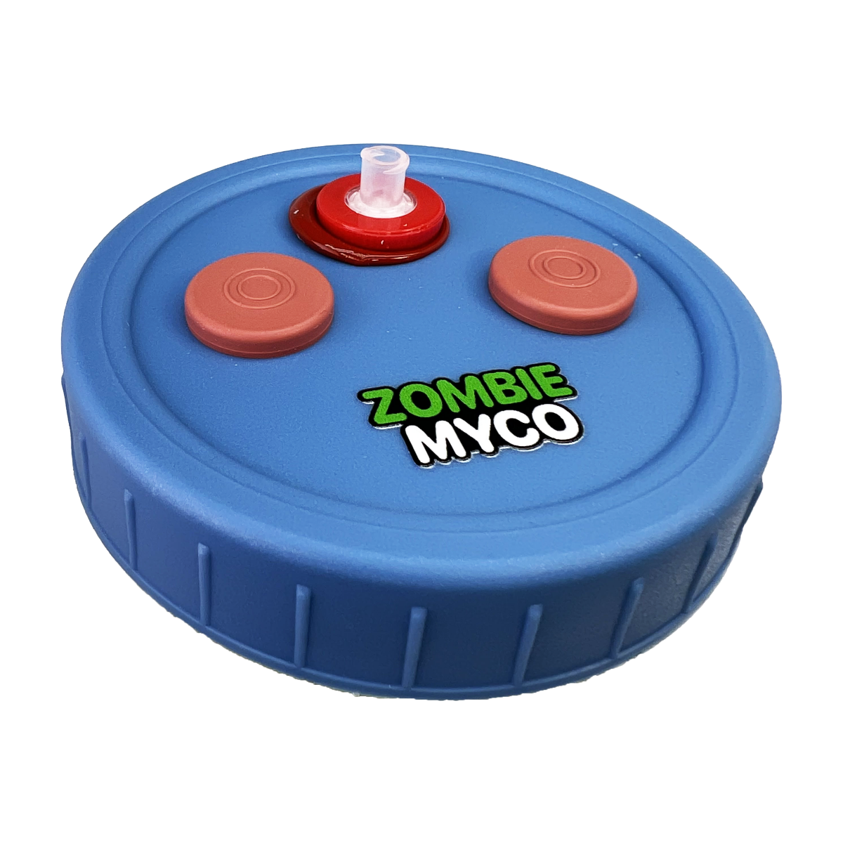 Liquid Culture Lid - Leak Proof Modified Lid - With Injection Port And Filter - Wide Mouth