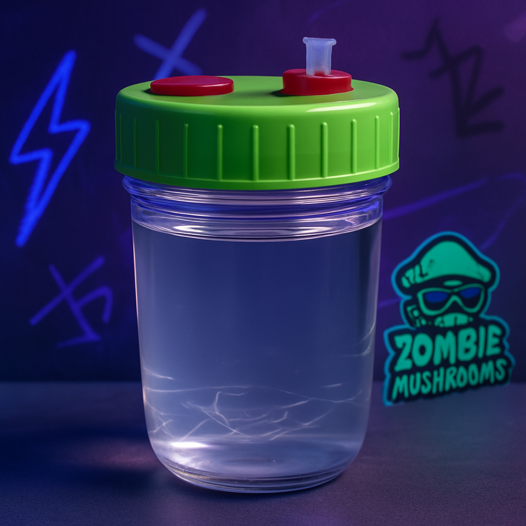 Liquid Culture Solution, Mushroom Liquid Culture jar