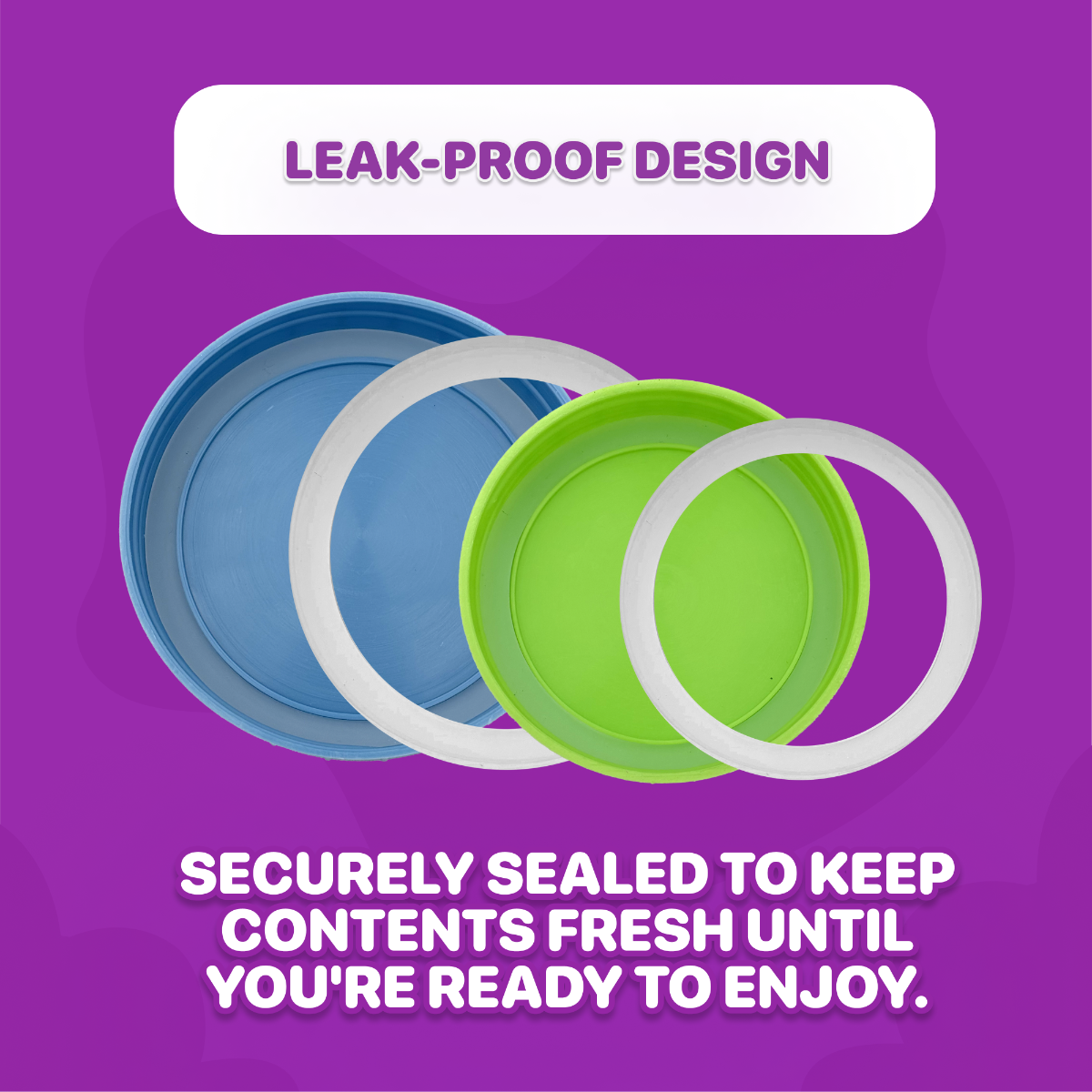 a leak proof design of our mason jar lids