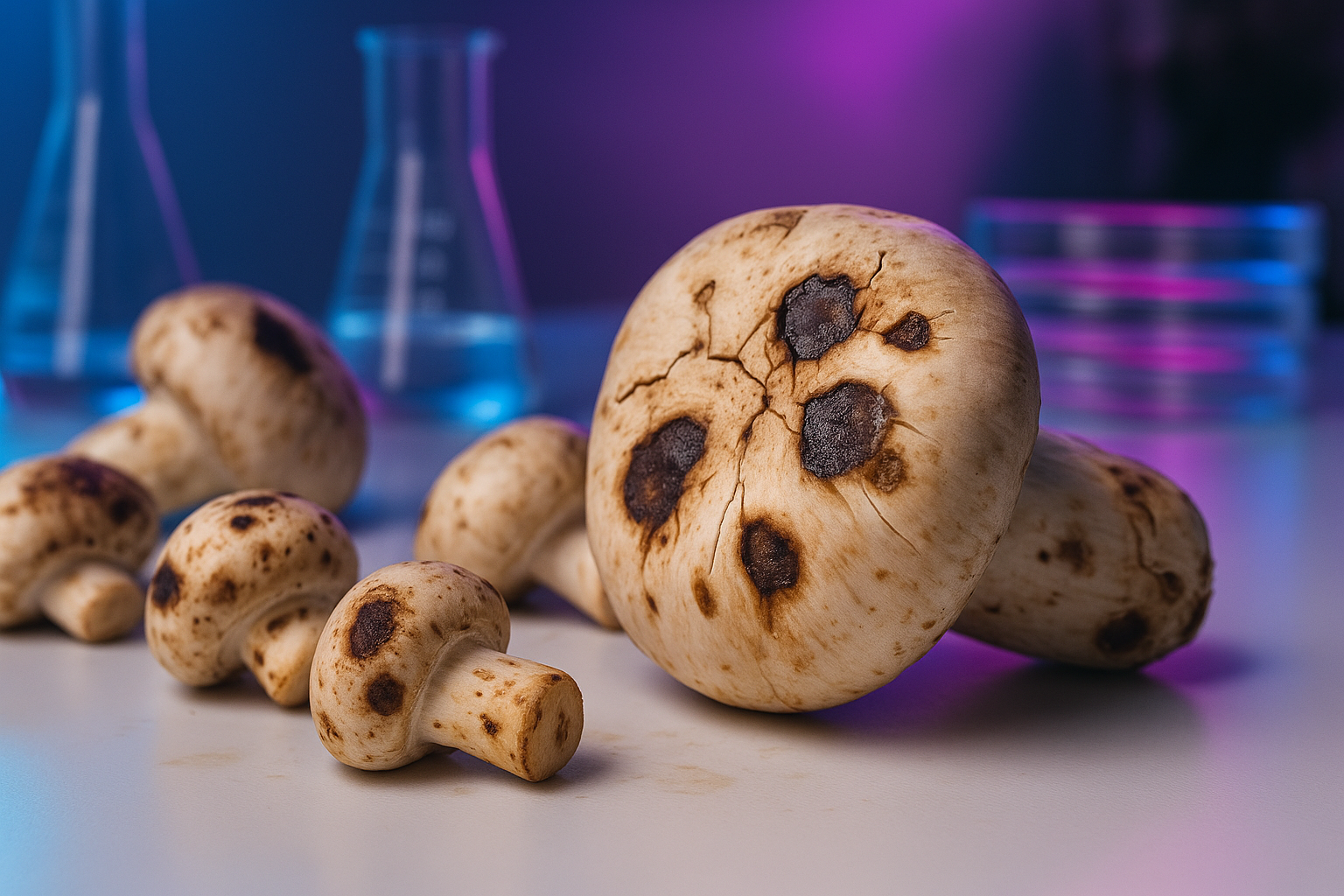 Bacterial Blotch on Mushrooms: Is It Dangerous?