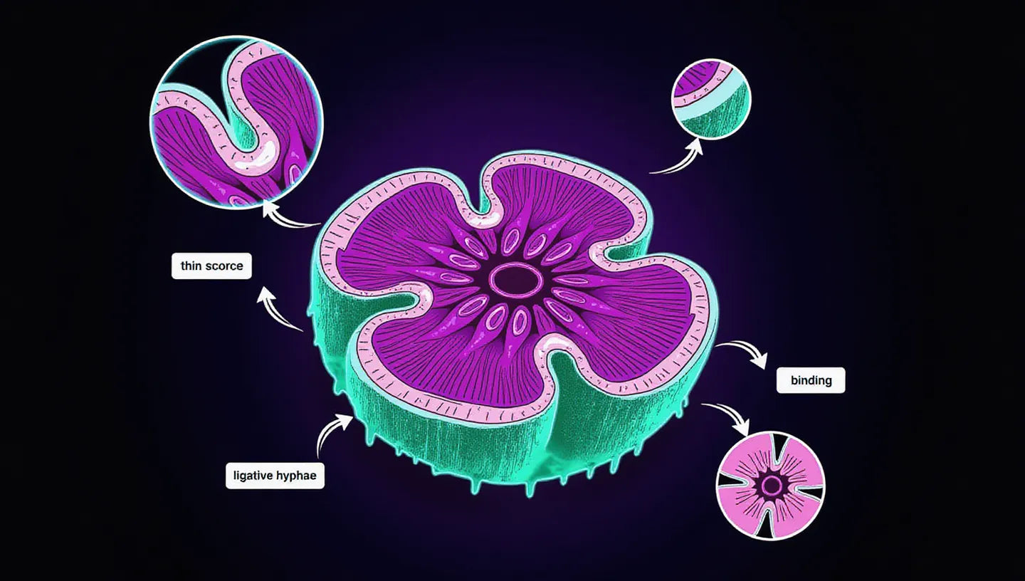 Hyphal Systems: Do They Strengthen Fungal Sporocarps?
