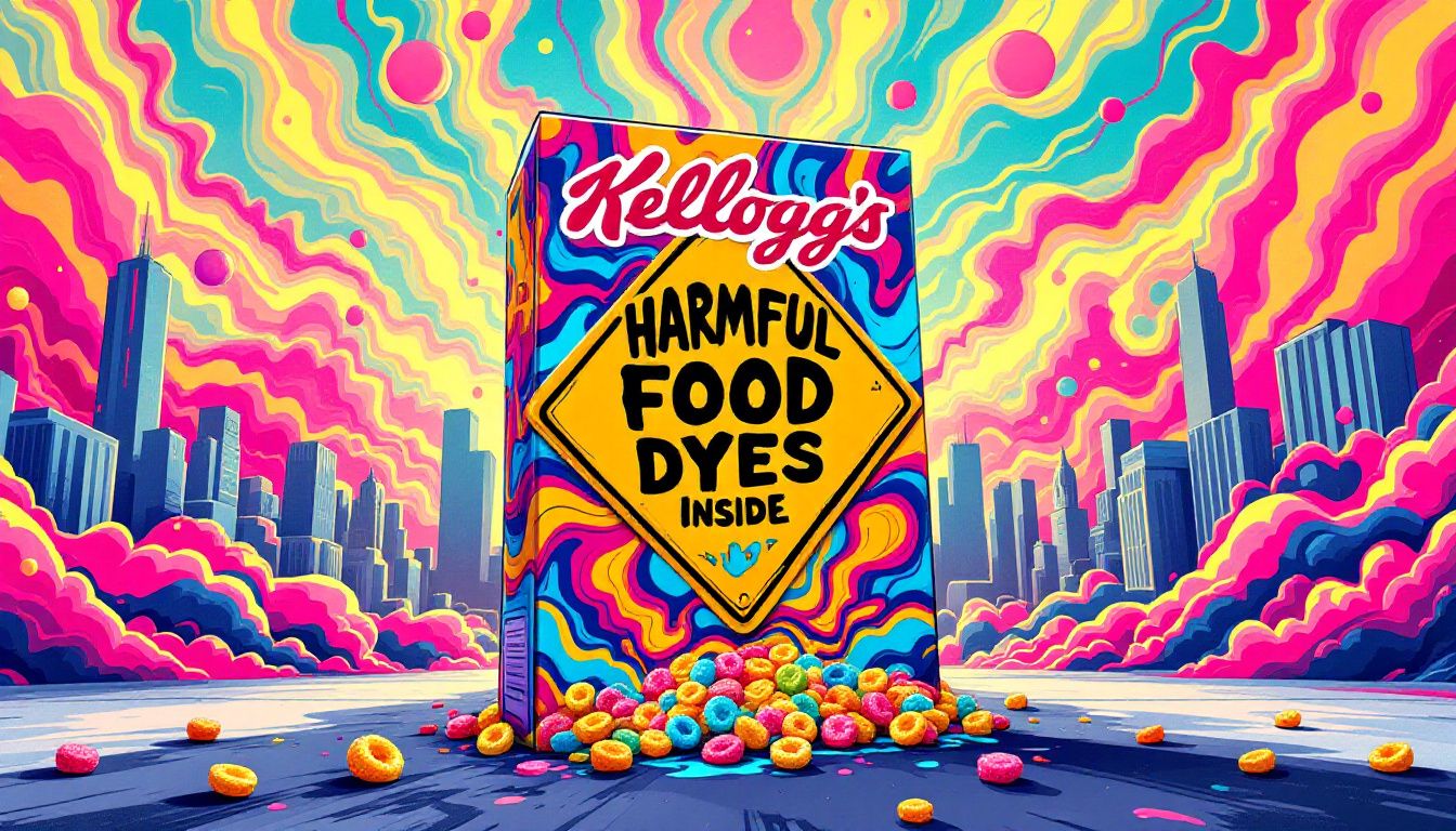 Kellogg's Food Dye Controversy vs. Natural Wellness: Exploring Dye-Free Nutritional Alternatives Through Mushrooms