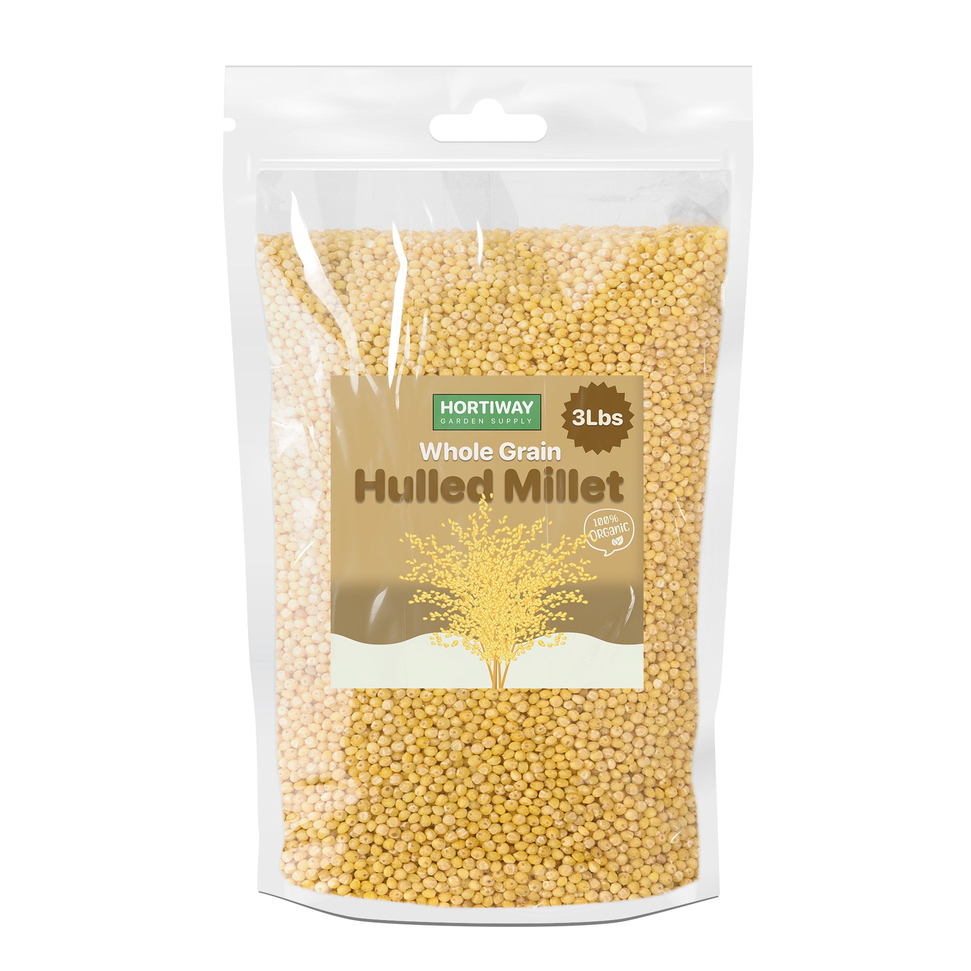 a sample of Hortiway - Whole Grain Hulled Millet (3lbs)