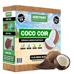 Premium Coco Coir Brick -100% Organic, Low EC & pH Balance